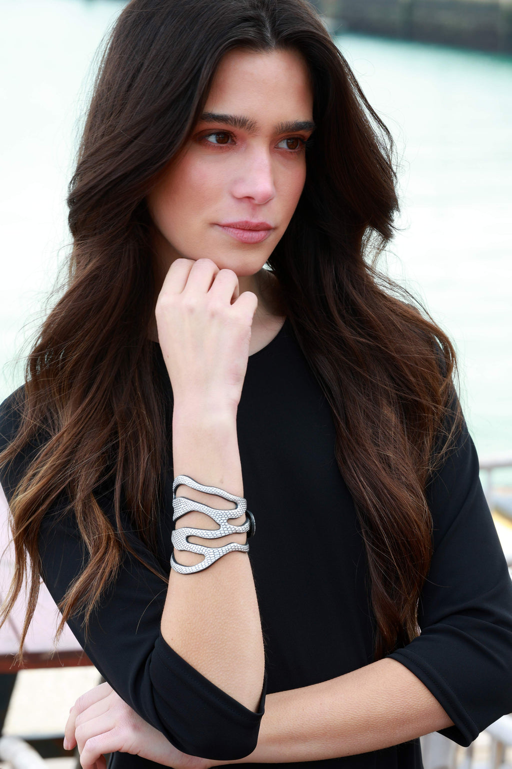 Pulsera Mar Plateada