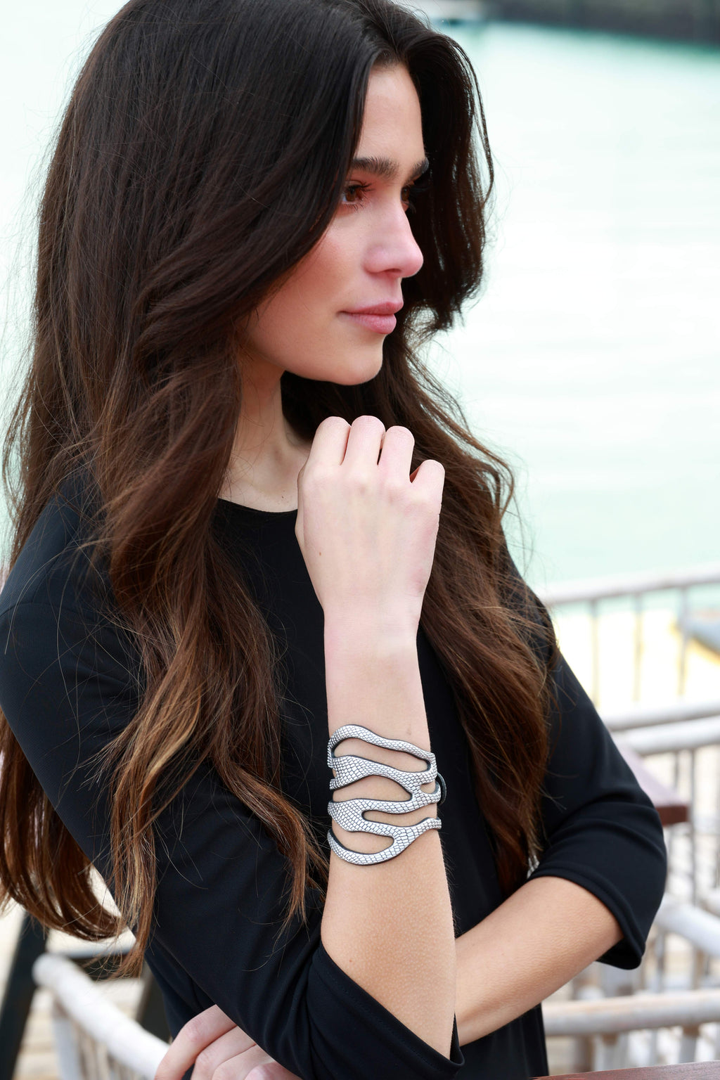Pulsera Mar Plateada