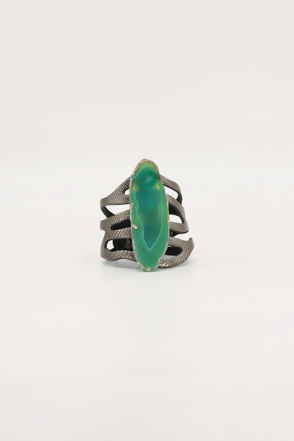 Pulsera Mar Plomo Ágata Verde