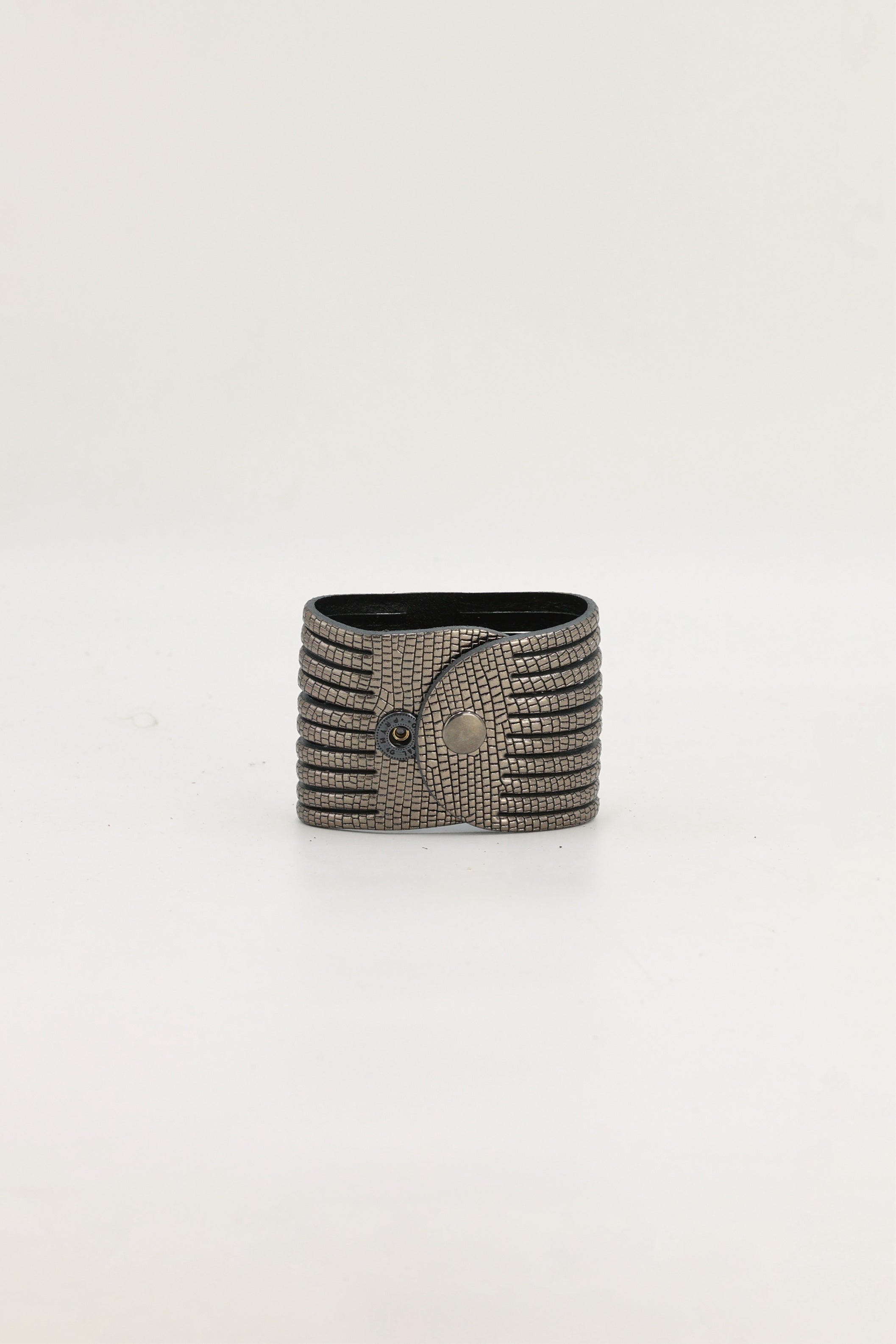 Pulsera Nía Grabado Plomo Ágata Natural
