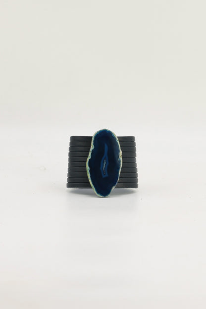 Pulsera Nía Azul Ágata Azul