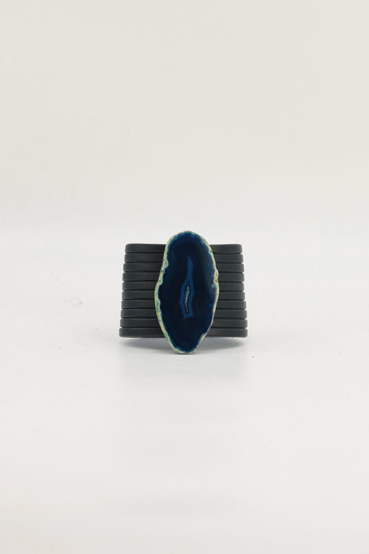Pulsera Nía Azul Ágata Azul
