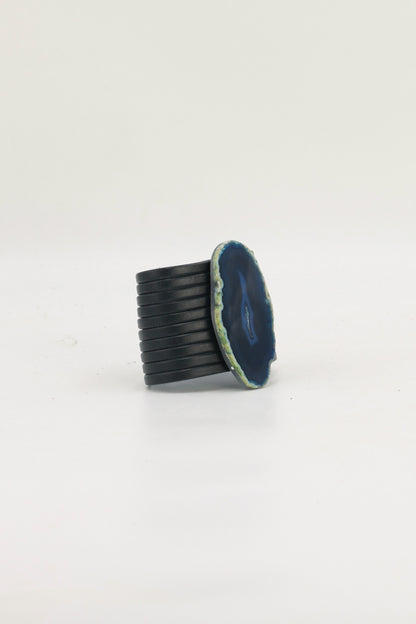 Pulsera Nía Azul Ágata Azul