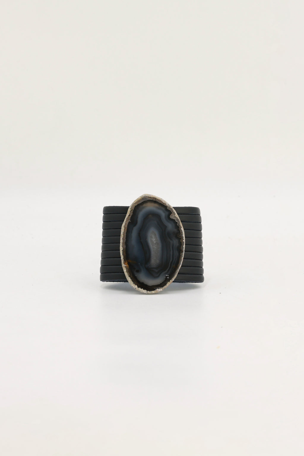 Pulsera Nía Negra Ágata Natural