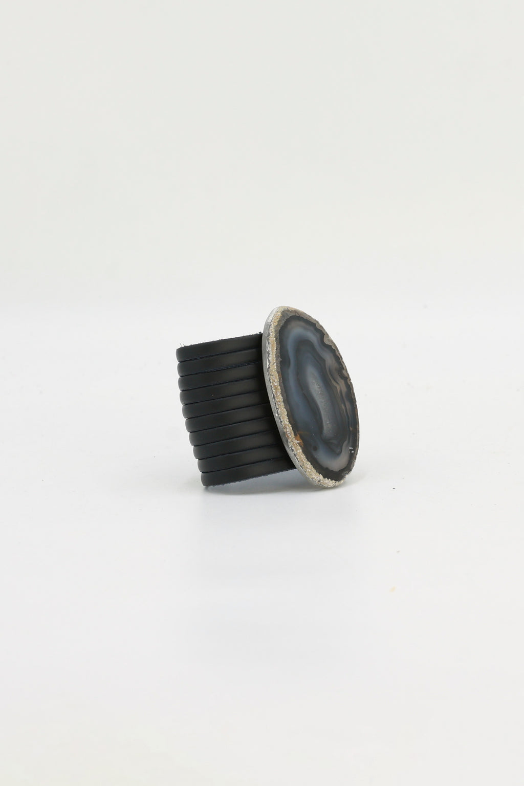 Pulsera Nía Negra Ágata Natural