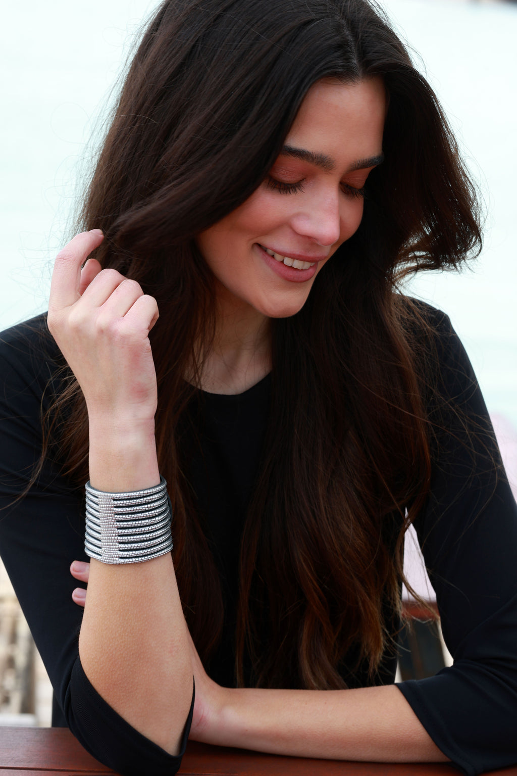Pulsera Nía Plateada