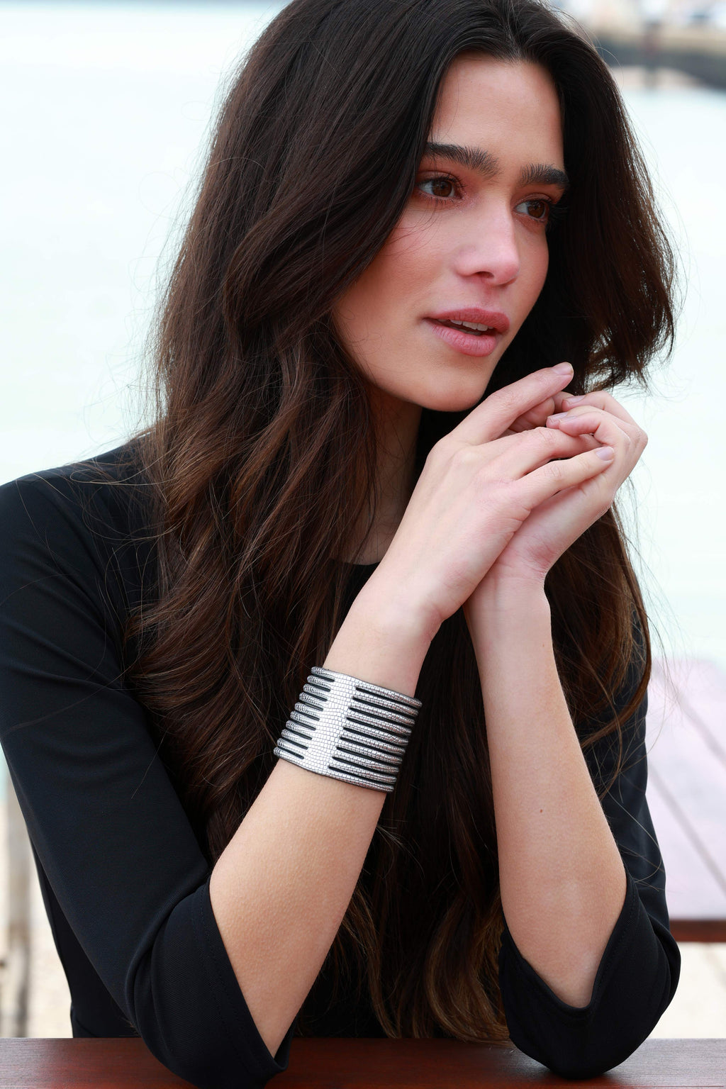 Pulsera Nía Plateada