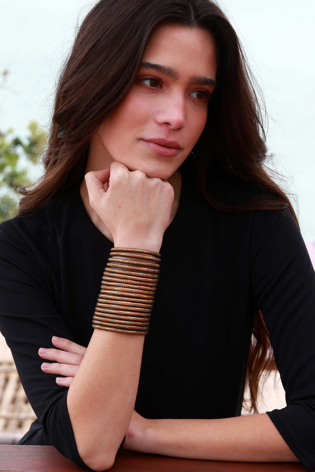 Pulsera Set Dorada